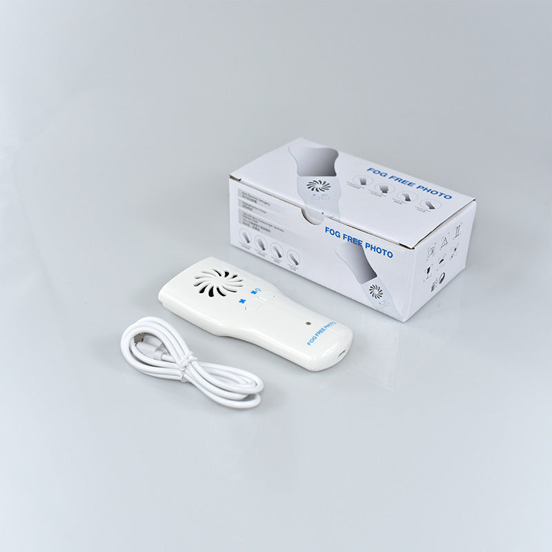 Dental Lighted Anti-Fog Mirror Set Stainless Steel Mirror Orthodontic Photo Instrument With Lighted Mirror Handle