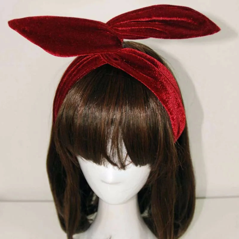 Fabric butterfly knot headband cute rabbit ear headdress headband and headband
