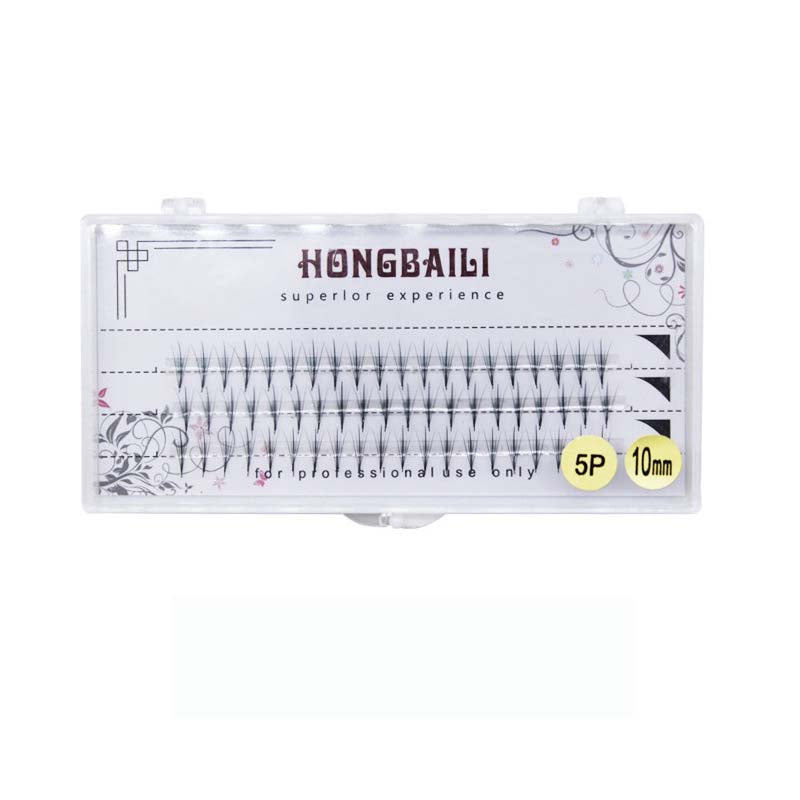 0.07mm Thickness 5 Soft And Realistic Grafted False Eyelashes 8-12mm Long False Eyelashes