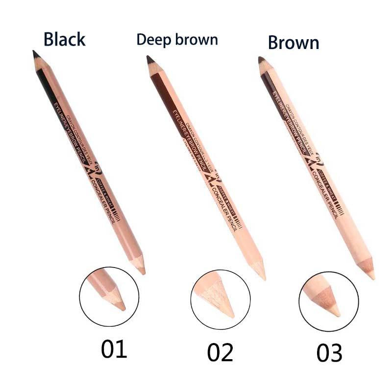 Menow 12PCS Concealer&eyebrow Pencil 2 in 1 Makeup Two-head use Professional Concealers Face Powder maquiagem  P09015