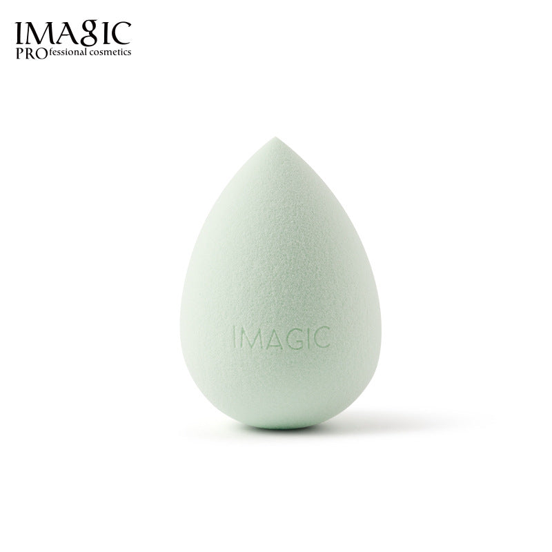 IMAGIC Make Up Egg Wet And Dry Non Latex Soaking Water Becomes Bigger And Cut Diagonally Without Powder Puff