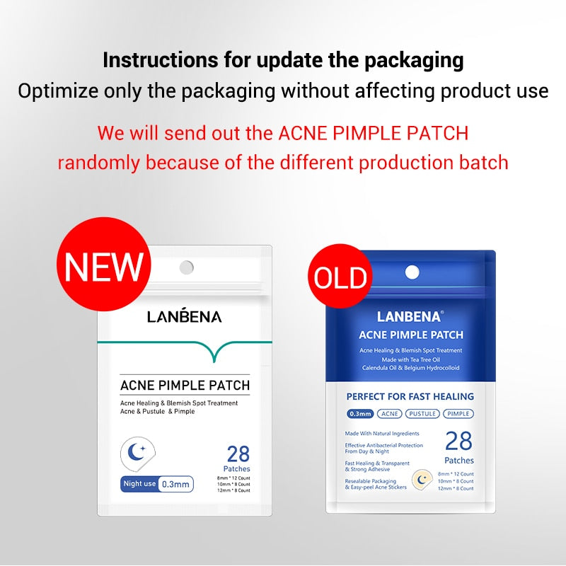 LANBENA Acne Pimple Patch  Invisible Acne Stickers Blemish Treatment Acne Master Pimple Remover Beauty Tool Skin Care