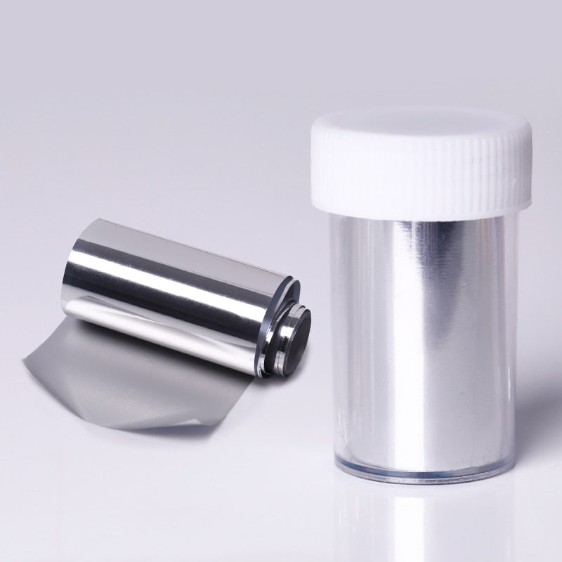 Pink Gold Sliver Nail Foils Sparkly Sky Glitter Marble Nail Art Transfer Stickers Slider Paper Nail Art Manicures Decoration