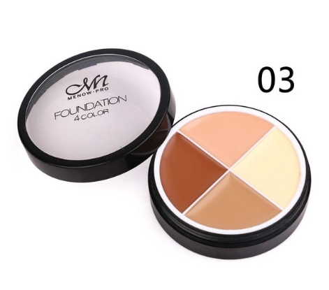 Menow 4 Colors Brand Makeup Face Concealer Cream Long Lasting Waterproof Camouflage Concealer Palette C14002