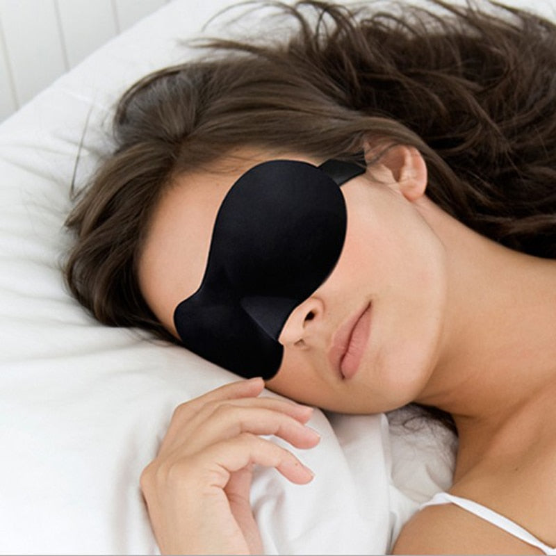 3D Sleep Mask Natural Sleeping Eye Mask Eyeshade Cover Shade Eye Patch Women Men Soft Portable Blindfold Travel Eyepatch