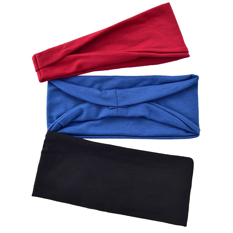 Sports headband women's yoga headband men's running headband sweat absorbing headscarf