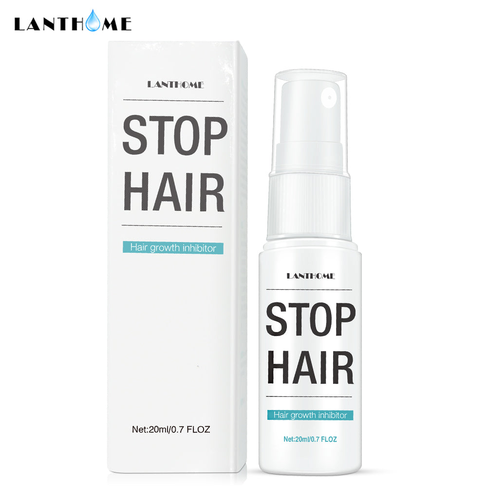 Permanent Stop Hair Growth Inhibitor Pubic Hair Repair Smooth Body Hair Removal Treatment Spray Facial Hair Remover for Women