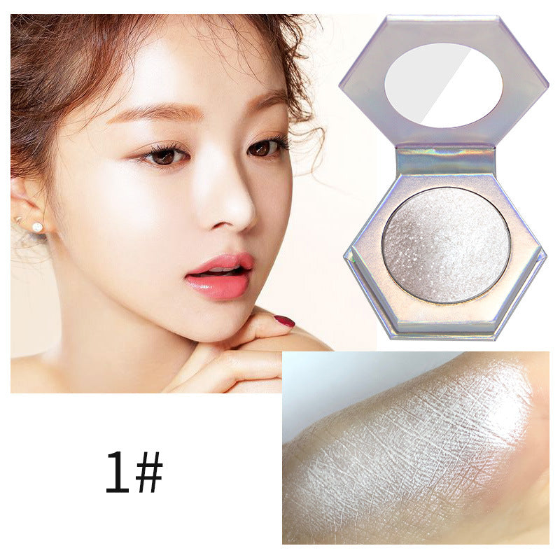QIBEST Highlighting Powder High Gloss Diamond Sparkling Mashed Potatoes Brightening And Repairing Highlighting Powder
