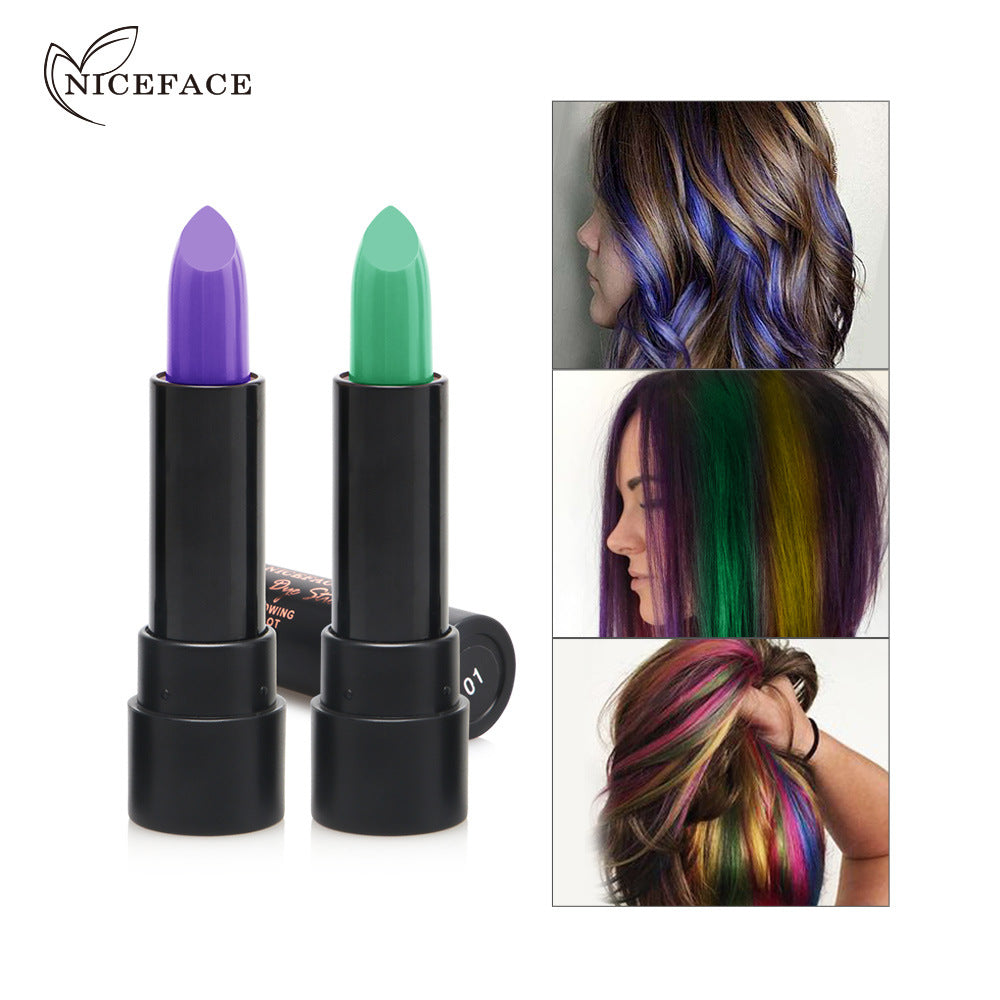 NICEFACE Colorful Dyeing Stick Disposable Hair Quick Dyeing Pen Refilling Stick Is Not Easy To Fade