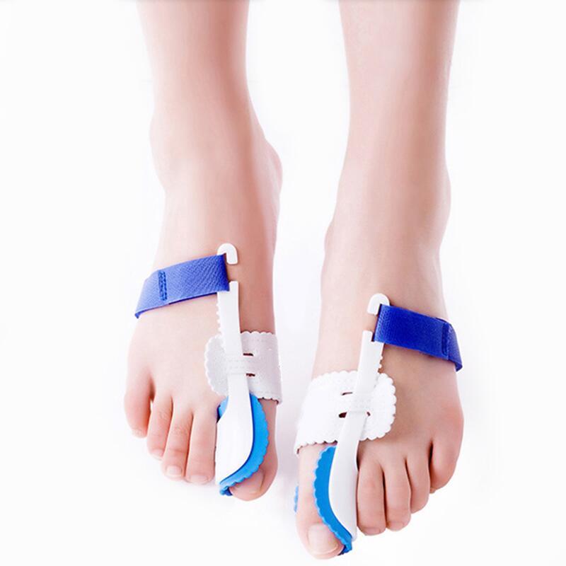 2Pcs Big Toe Separator Corrector Straightener Bunion Splint Toe Straightener Foot Pain Relief Hallux Valgus Feet Care