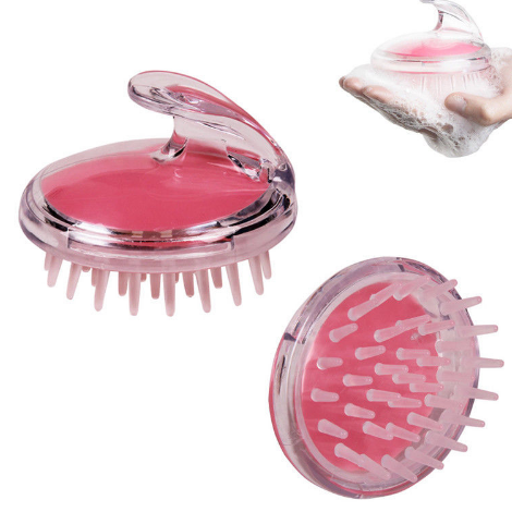 Silicone Head Body To Wash Clean Care Hair Root Itching Scalp Massage Comb Shower Brush Bath Spa Slimming Anti-Dandruff Shampoo