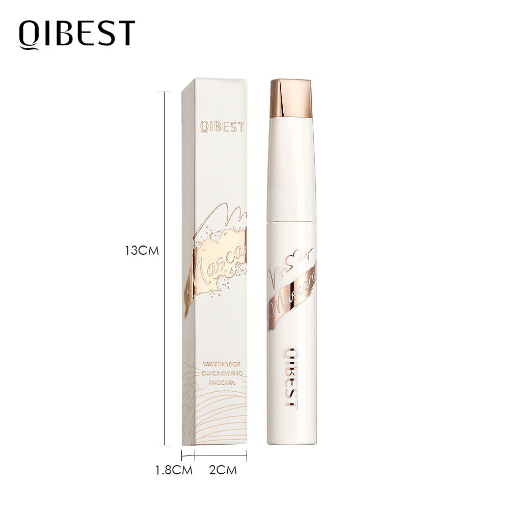 QIBEST Charm Curling Mascara Waterproof And Not Smudged 4D Mascara For Long Eyes