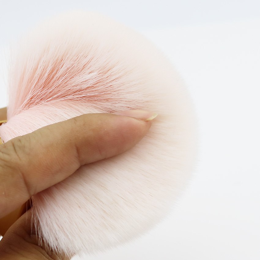 Trucco Pennello Kabuki capelli soffici Pesante Alluminio Metallo Dorato Viso Polvere Prodotti di base Make Up Strumento