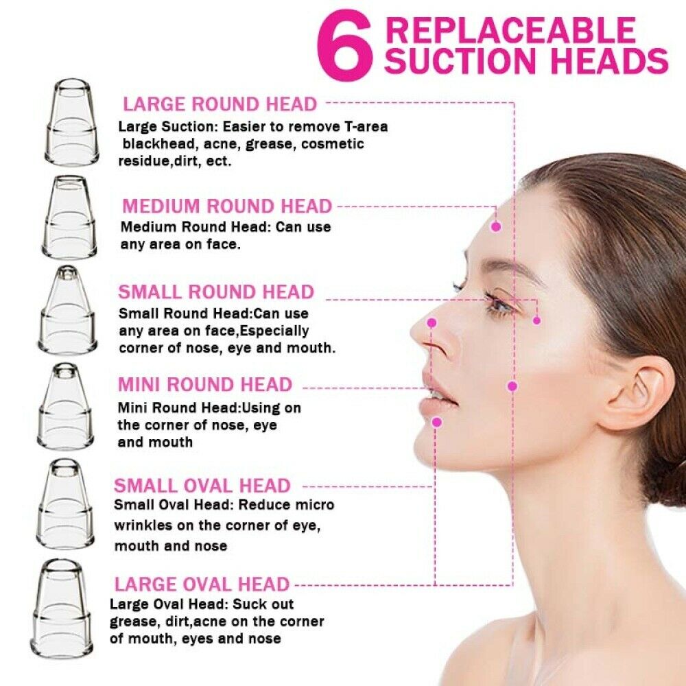 Electric blackhead remover Blackhead Acne Vacuum Cleaner Pore Skin Care Tools Nose Face Deep Cleansing Suction Machine