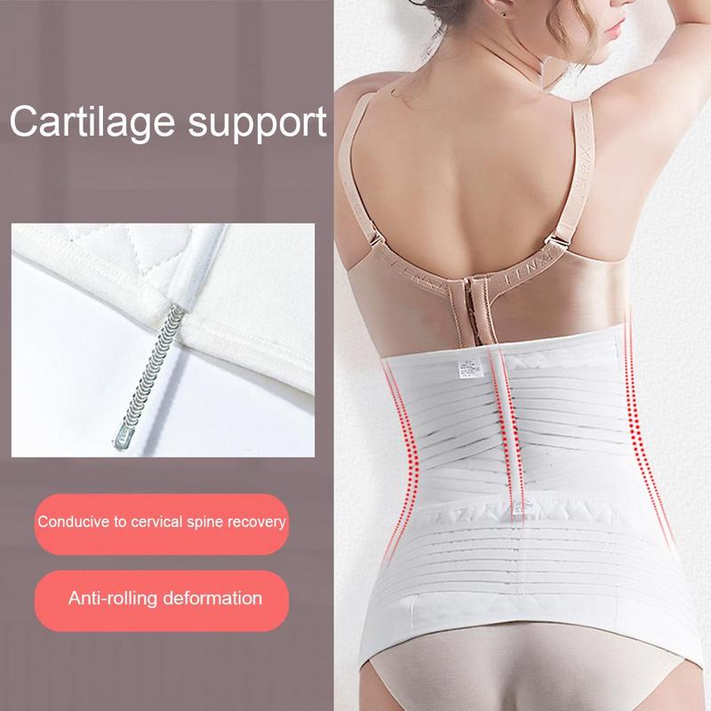 2pcs/set Four Ear Gauze Abdomen Belt Postpartum Corset Belt Maternal Caesarean Section To Produce Enhanced Body Shaping Belt