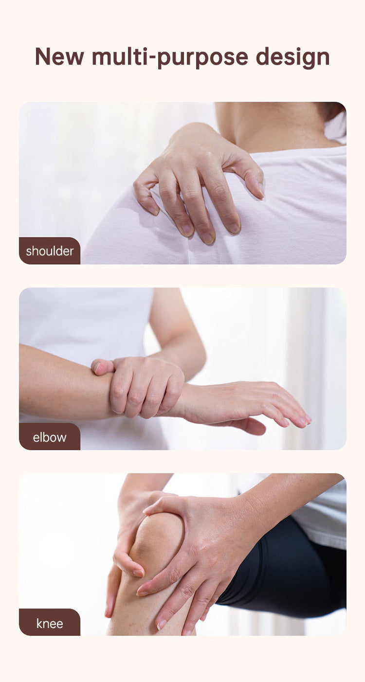 Electric heating knee massage instrument, vibration moxibustion, shoulder and elbow joint pain, hot compress knee massager for old cold legs