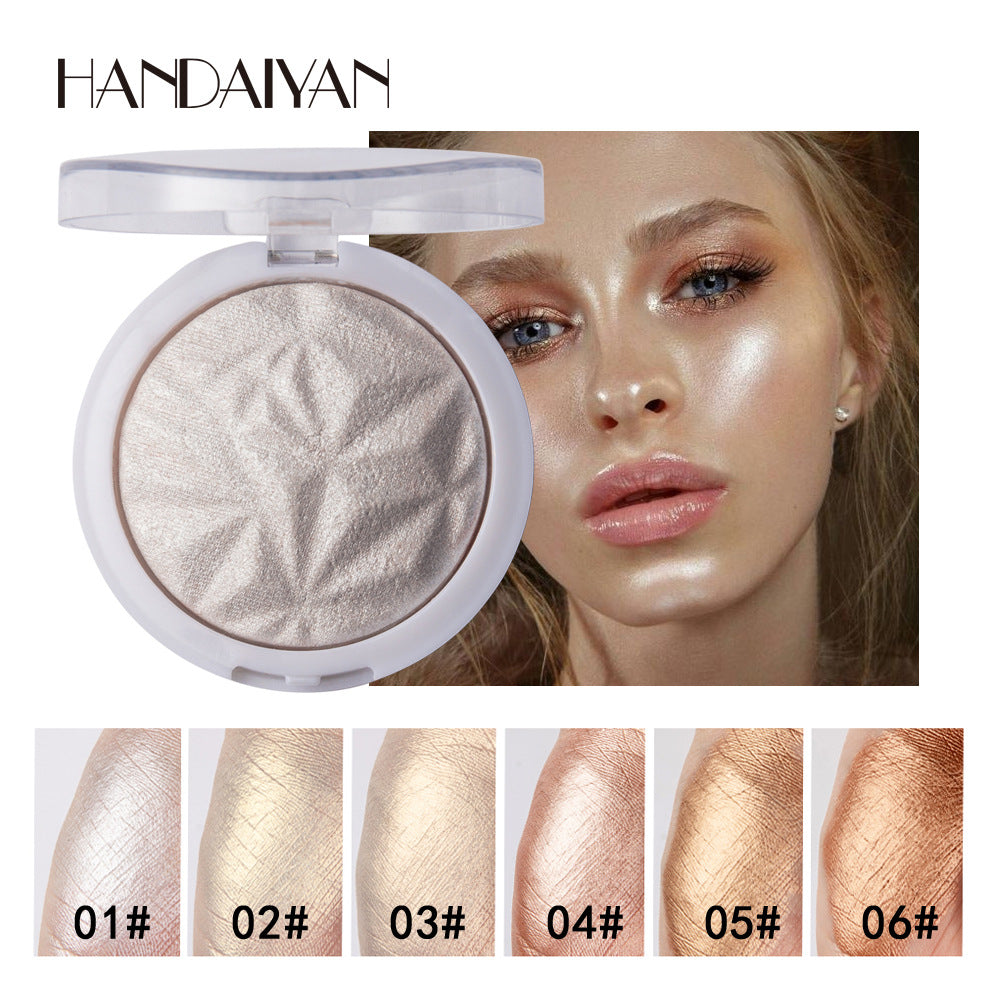 Makeup Monochromatic Diamond Polarized Highlight Powder Long-lasting Brightening, Fixing and Repairing Highlight Powder