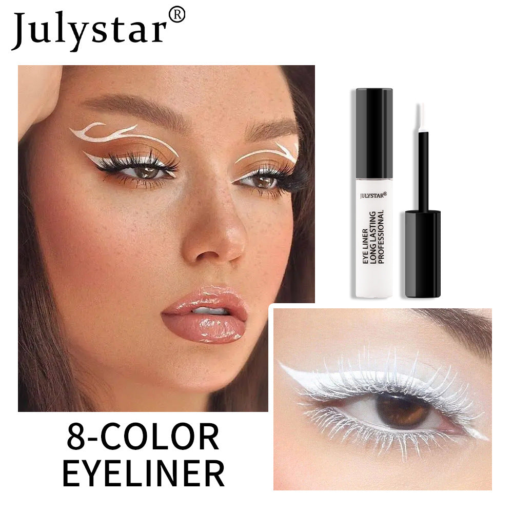 Waterproof Oil Proof Non Smudging Eyeliner Liquid Eyeliner Liquid Pen Pearl Colored Eyeliner Pen