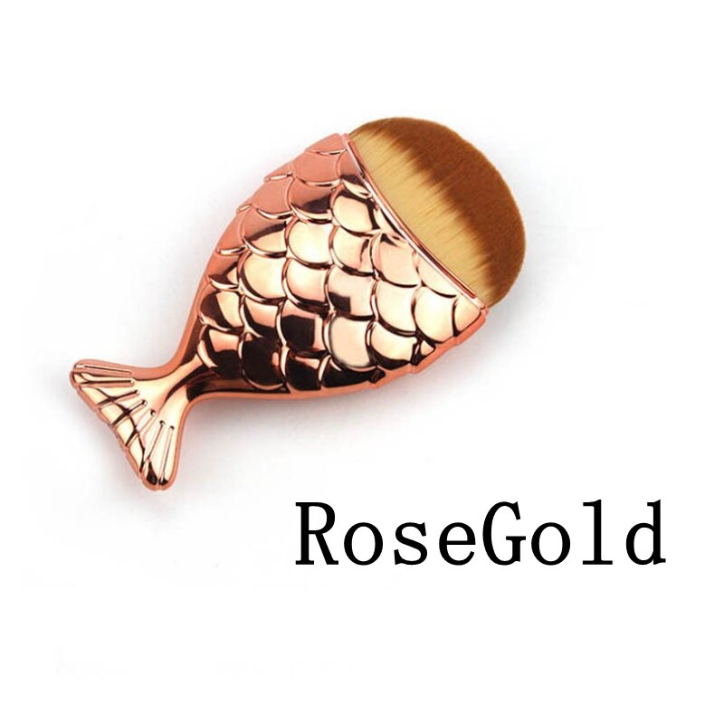 Nail Cleaning Brush Tools Remove Dust Powder Brush Nail File Art Mermaid Foundation Brush For makeup brushes Face Care