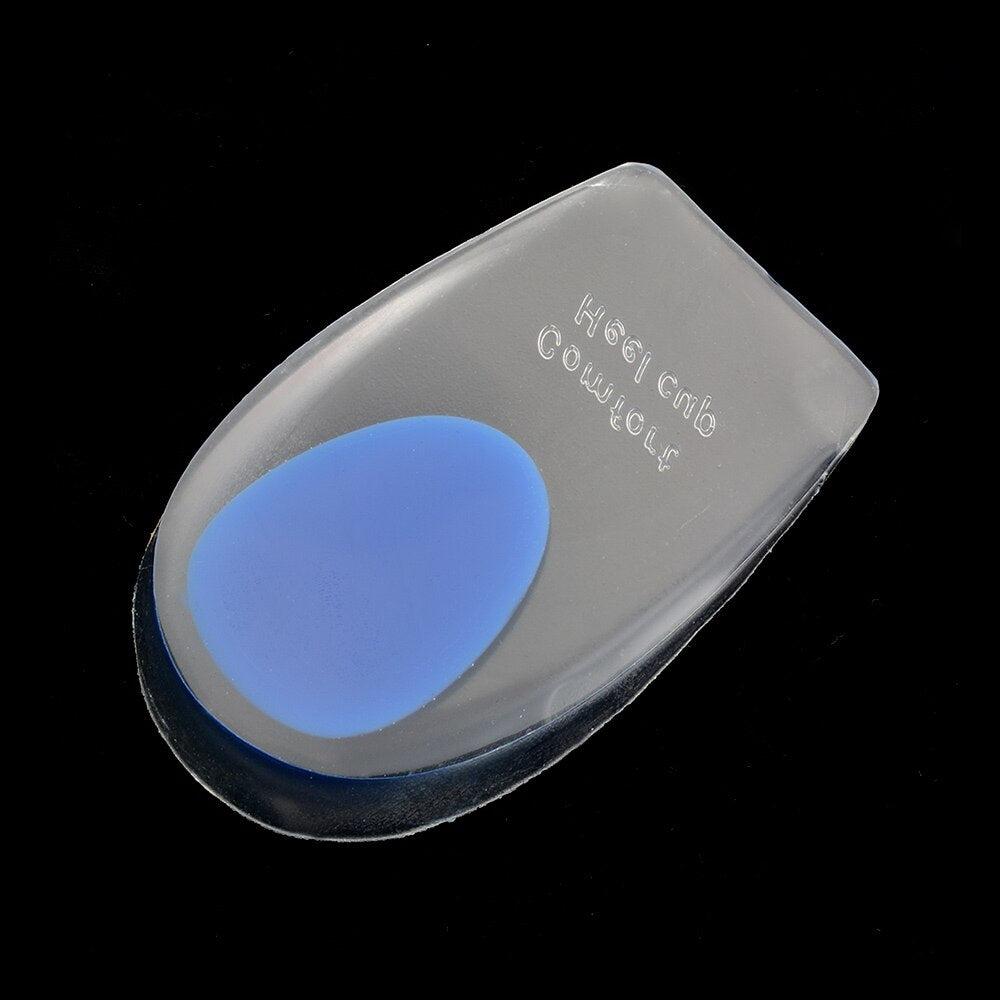Gootrades 1 pair New style Gel Shoes Insoles Cushion Heel Cup Massage Pads Inserts Heel Care Silicone Good Shoe Inserts