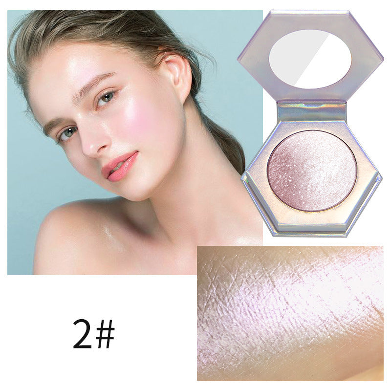 QIBEST Highlighting Powder High Gloss Diamond Sparkling Mashed Potatoes Brightening And Repairing Highlighting Powder