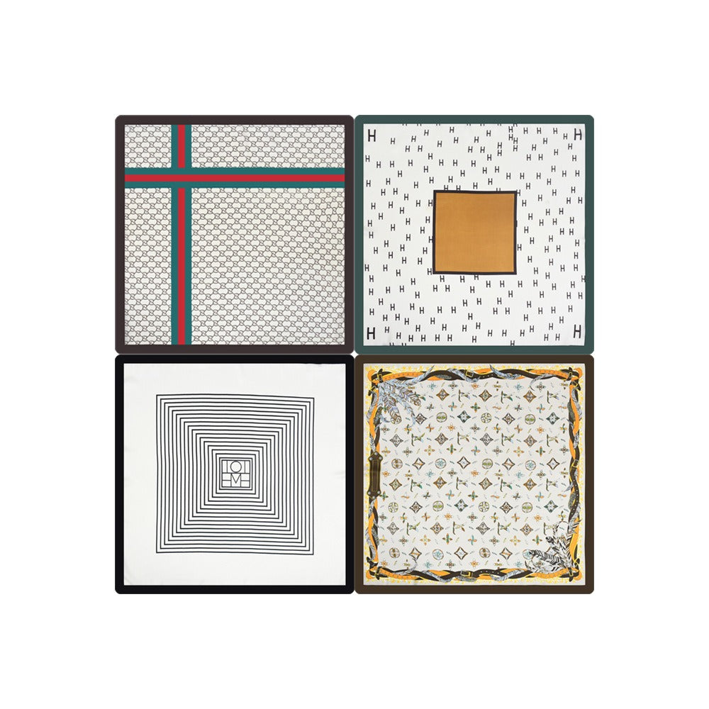 Silk Scarf Women's Sunscreen Beach Imitation Silk Versatile Silk Scarf Neckband