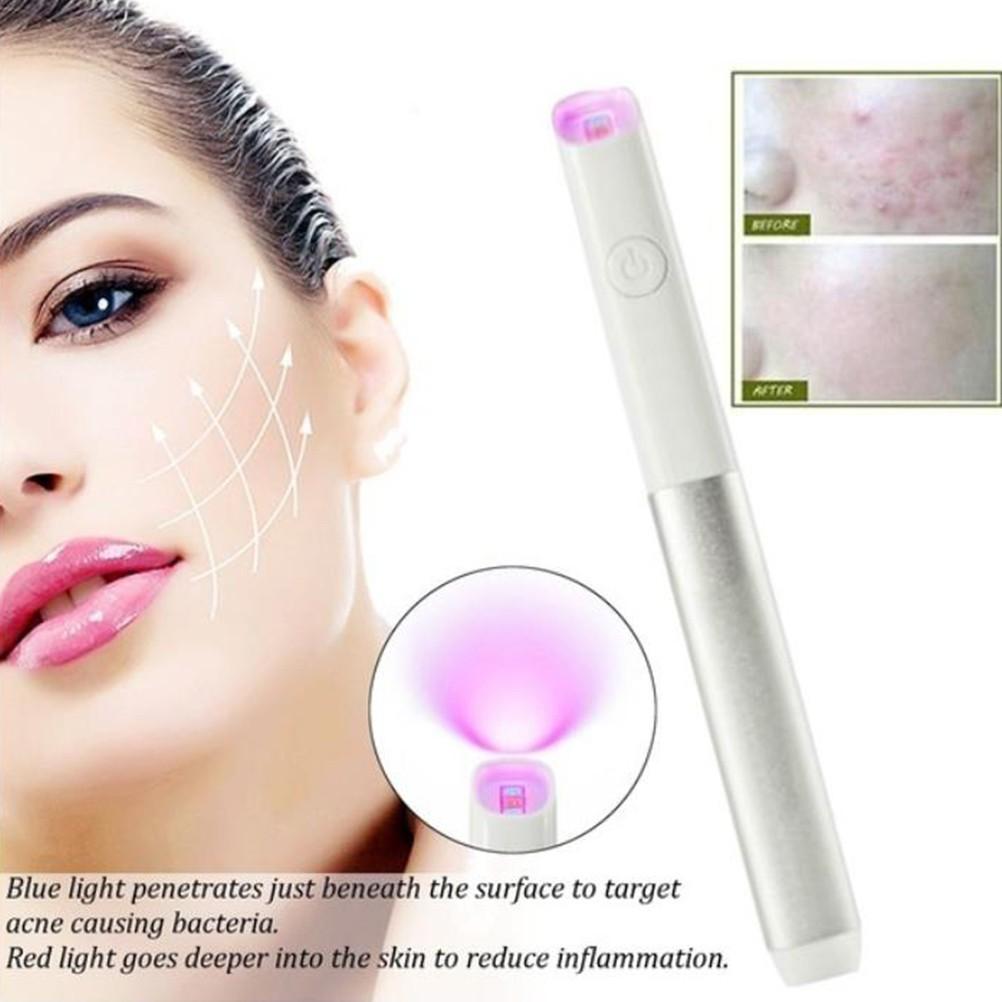 Spider Vein Eraser Anti-varicose Veins Removal Pen Blue/Red Light Machine for Anti-Inflammation Acne Scar Removal Wrinkle Removal Treatment Skin Tightening