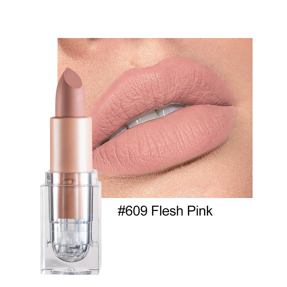 HANDAIYAN Little Ice Cube Matte Lipstick 12 Color Lipstick Lipstick Is Not Easy To Decolor Nude Color Bean Paste Color Powder Lipstick