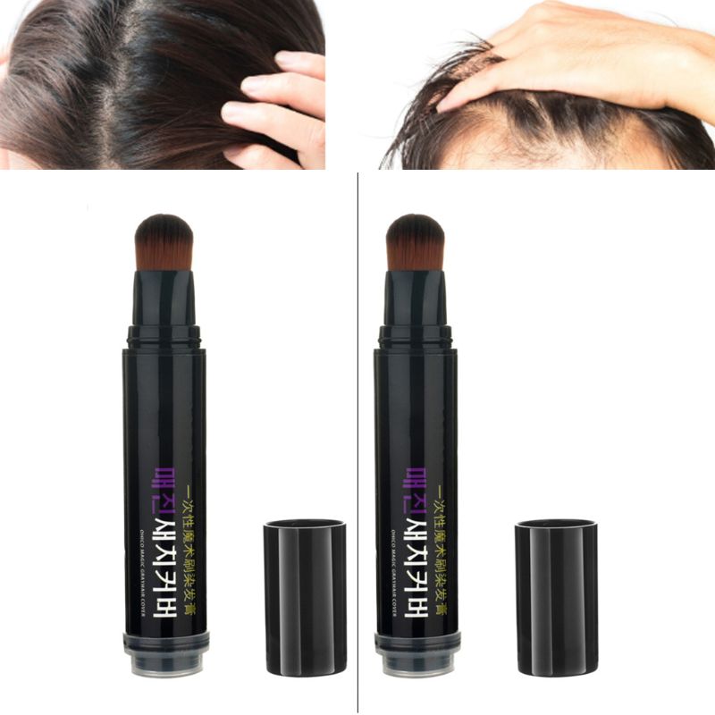 One-Time Natural Herb Hair dye Instant Gray Root Coverage Hair Color Modify Cream Stick Temporary Cover Up White Hair Colour Dye