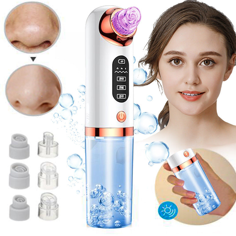 Small Bubble Beauty Instrument Household Pore Cleaning Oxygen Injection Instrument Electric Blackhead Suction Instrument