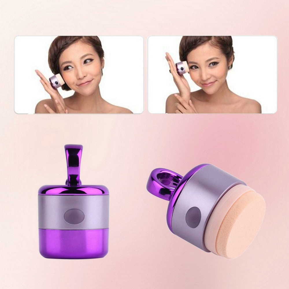 3D Electric Smart Foundation Face Powder Vibrator Puff Sponge Cosmetic Beauty Spa Tool
