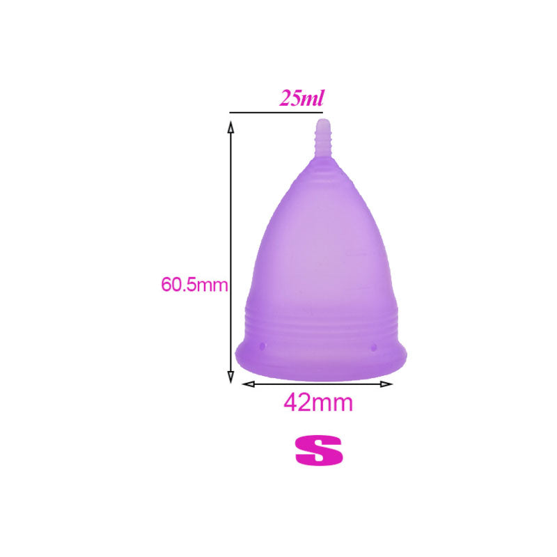 Women's Feminine Hygiene Menstrual Cup Silicone Vagina Cup Copa Menstrual De Silicona Medica Sterilizer Cup coupe menstruelle