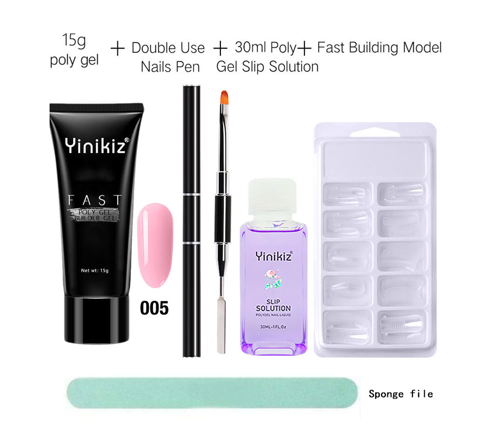 Crystal Gel Gel Quick Extend Gel Set polygel