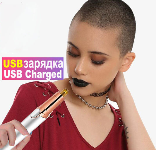 New Design Electric Eyebrow Trimmer Makeup Painless Eye Brow Epilator Mini Shaver Razors Portable Facial Hair Remover for Women