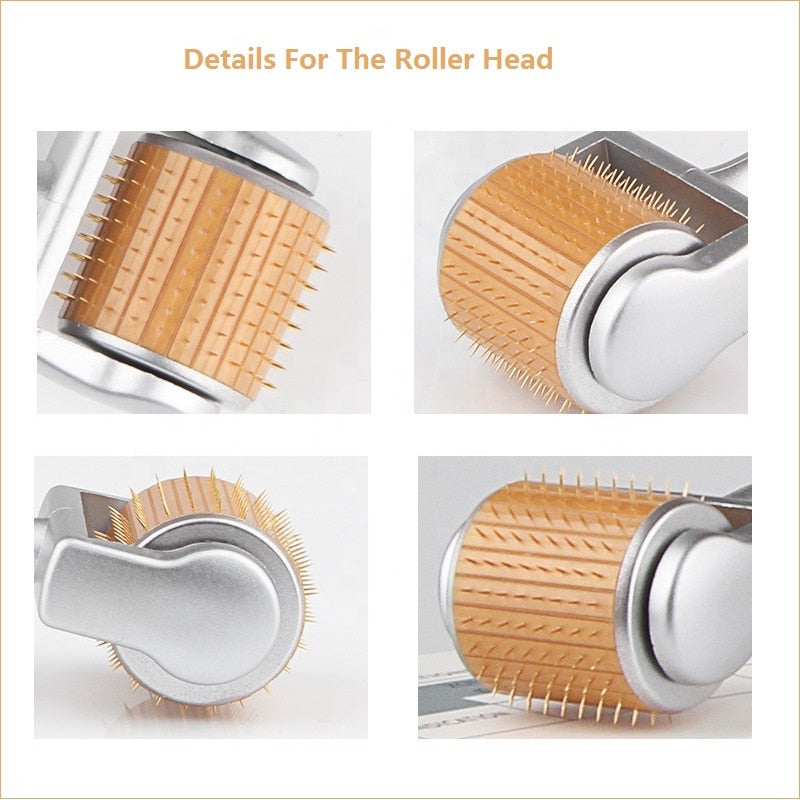 ZGTS192 Derma Roller Titanium Stainless Steel Needles For Facial Skin Care Microneedle Derma Rollering Therapy