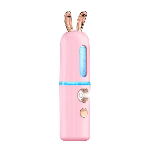 Nano Hydrating Instrument Spraying Machine Negative Ion Nano Steaming Face Moisturizing Cute Fawn Bunny