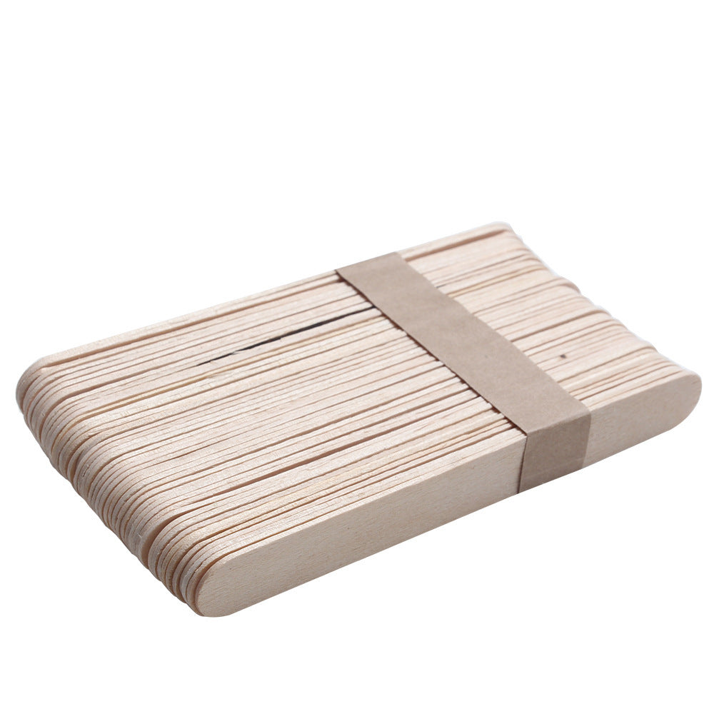 Waxing Wax Stick Ice Cream Stick Mask Stick 15cm Long A Whole Box Of 100 Pieces