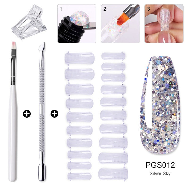 Nail Enhancement Crystal Extension Gel Tool Set Fast Extension Crystal Model Gel Uv Phototherapy Gel