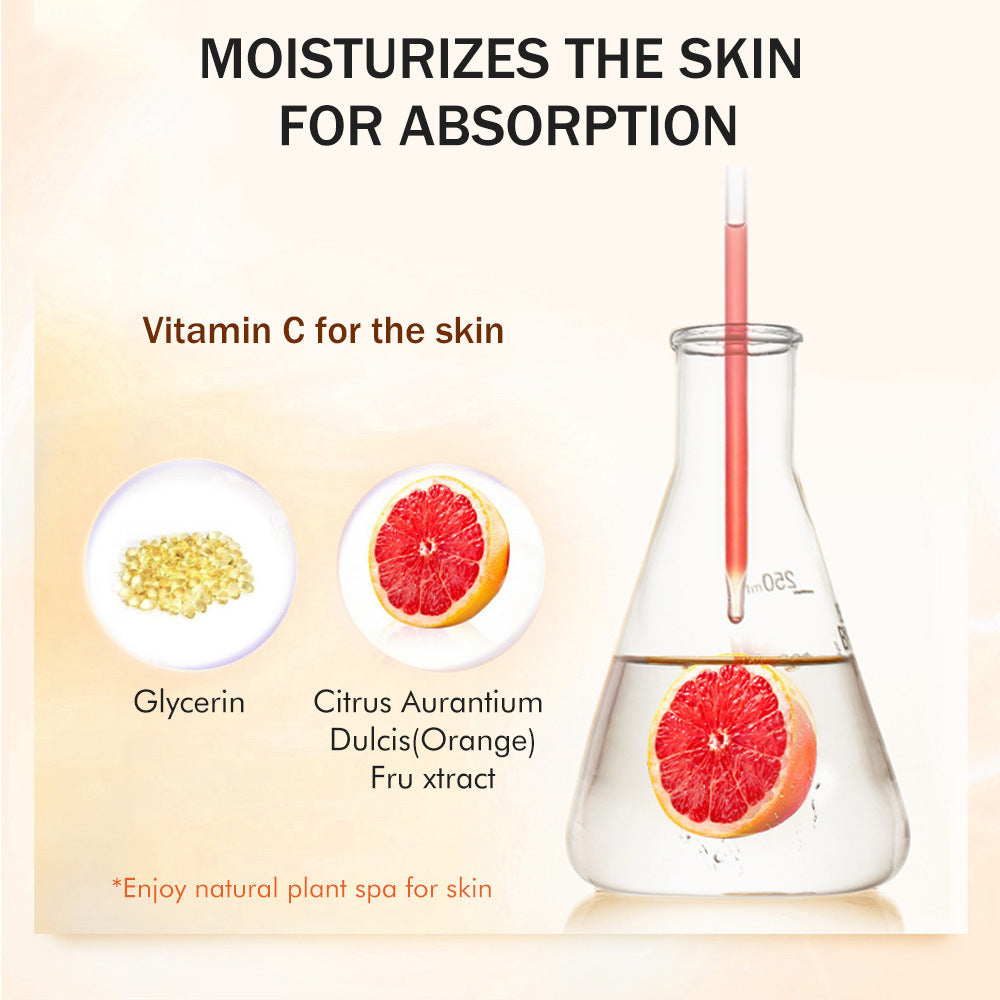 Blood Orange & Niacinamide Facial Mask Fade Fine Lines Brighten Skin Hydrating Mask