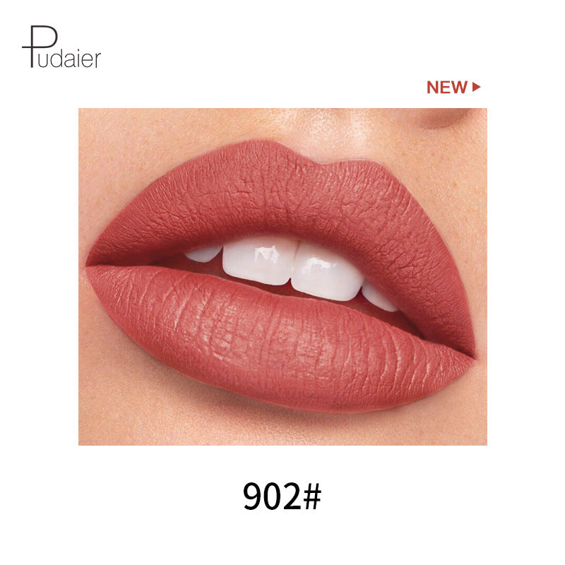 Pudaier 18 Color Mini Capsule Lip Glaze Velvet Fog Color Non-Stick Cup Smooth Matte