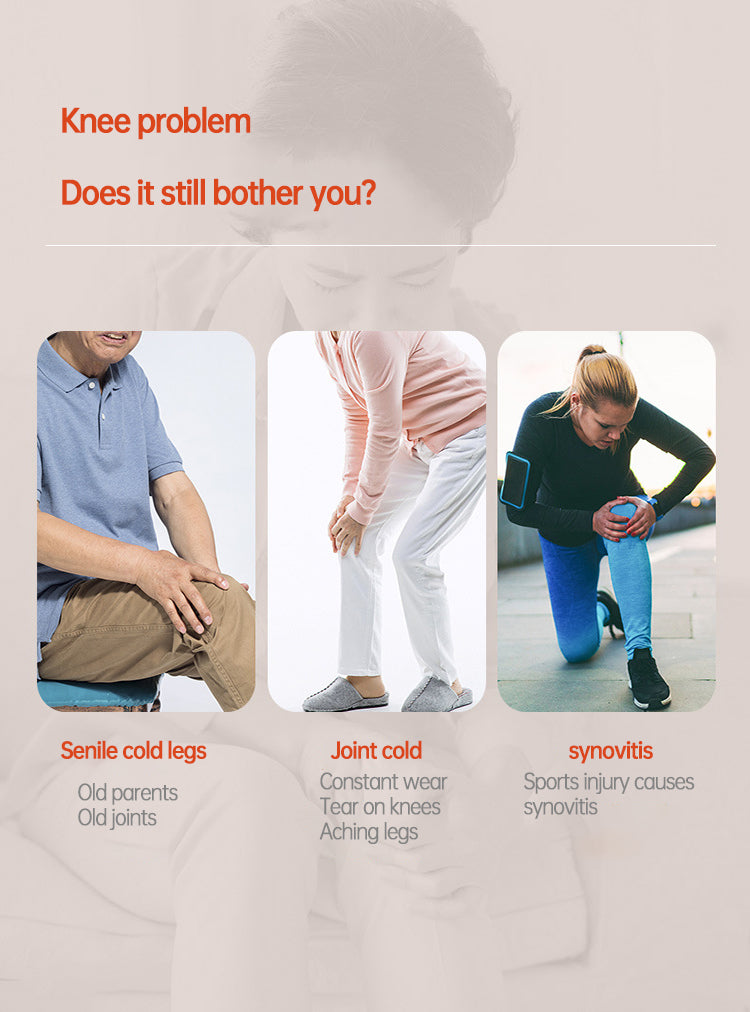 Heated Knee Brace Wrap Pad Dual-use Thermostat Usb Heating Knee Pads For Knee Sprains Strains Arthritis with massage