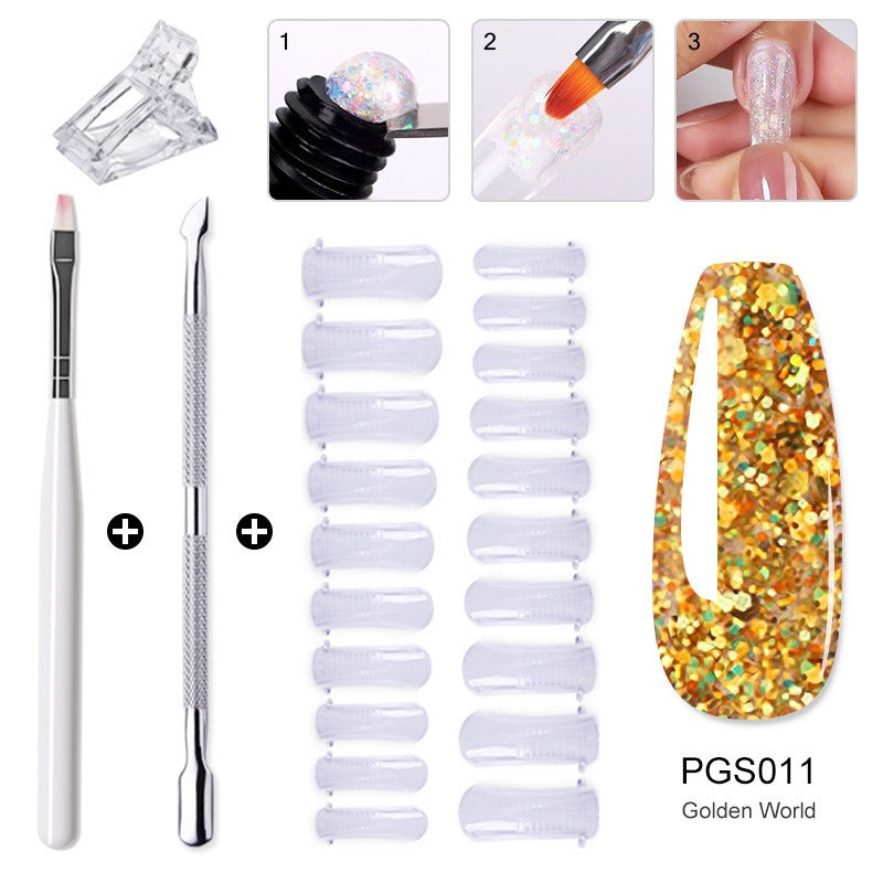 Nail Enhancement Crystal Extension Gel Tool Set Fast Extension Crystal Model Gel Uv Phototherapy Gel