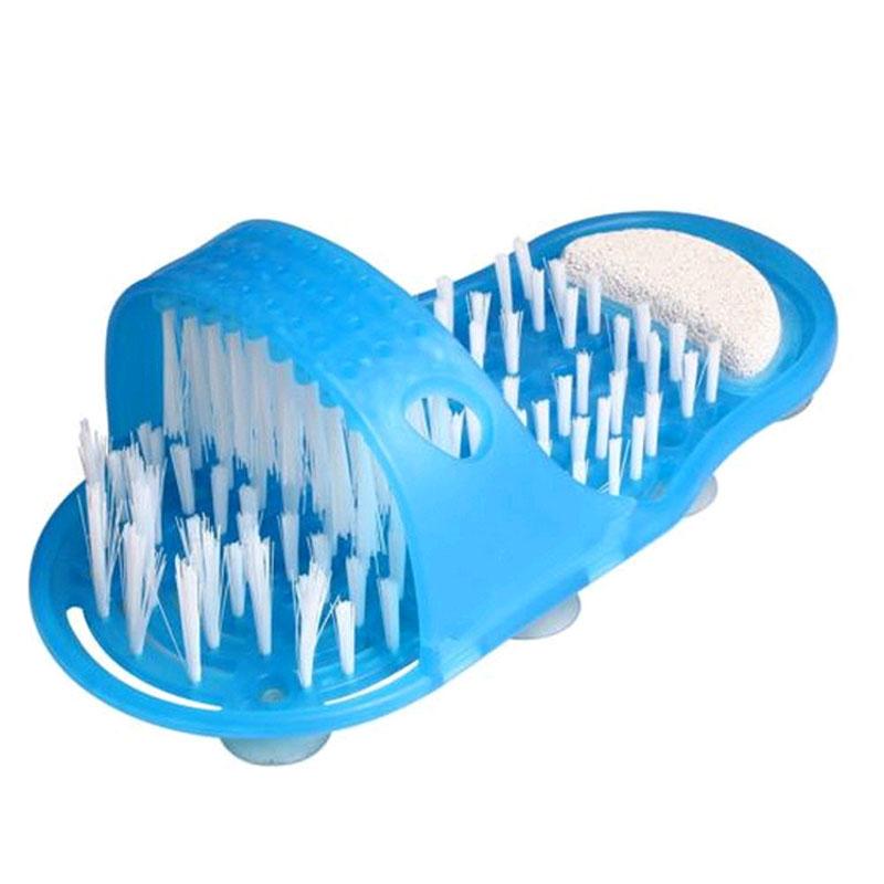 Easy Feet Foot Cleaner Bathroom Massanger Slipper Bath Shoe Pumice Stone Easyfeet Foot Scrubber Spa Shower Brush Foot Care Tool