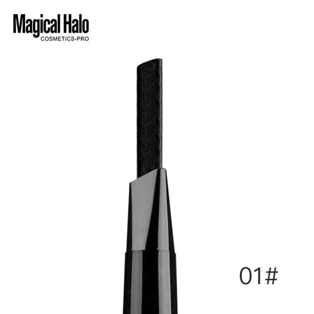 Magical Halo Automatic Eyebrow Pencil With Brush Eyebrow Enhancer Double-end Rotatable Long Lasting Eye Brow Pen Makeup Tools