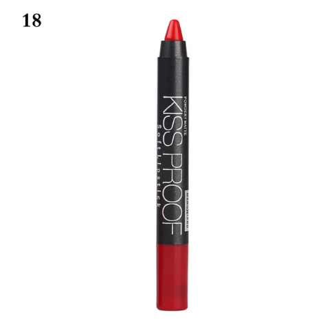 New 19 Colors MENOW KISS PROOF M.n Sexy Beauty Waterproof Lip Pencil Lipstick Lip Gloss Lip Liner
