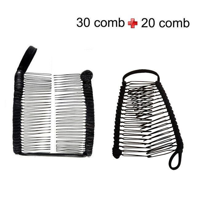 Hair Clip Hairpins and dish Girls Curly Hair Accessory Stretchable Banana Comb Hairpins Pins Styling Hair Coloring Chalk