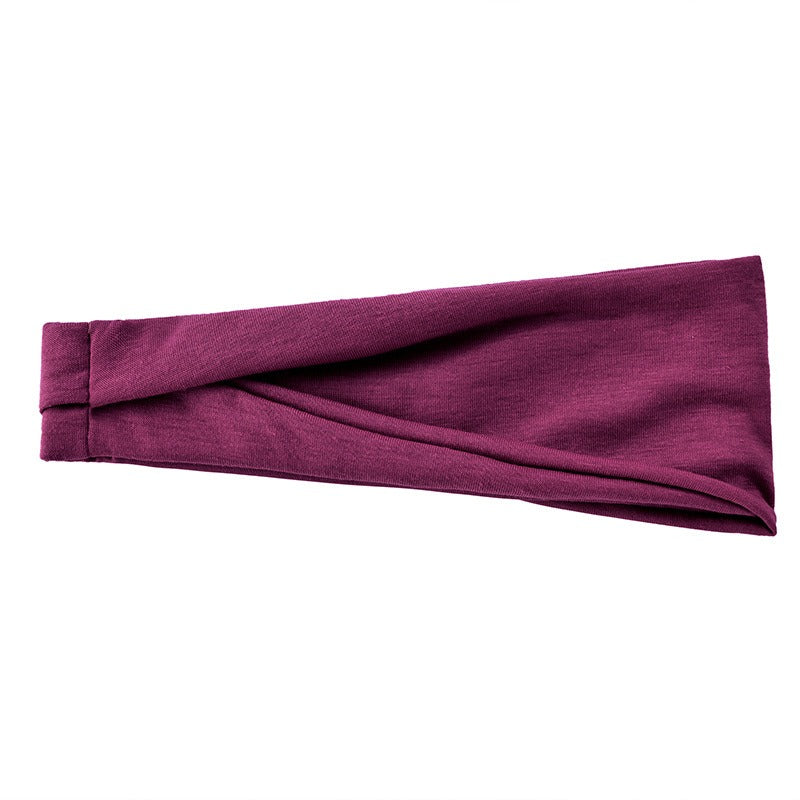 Sports headband women's yoga headband men's running headband sweat absorbing headscarf