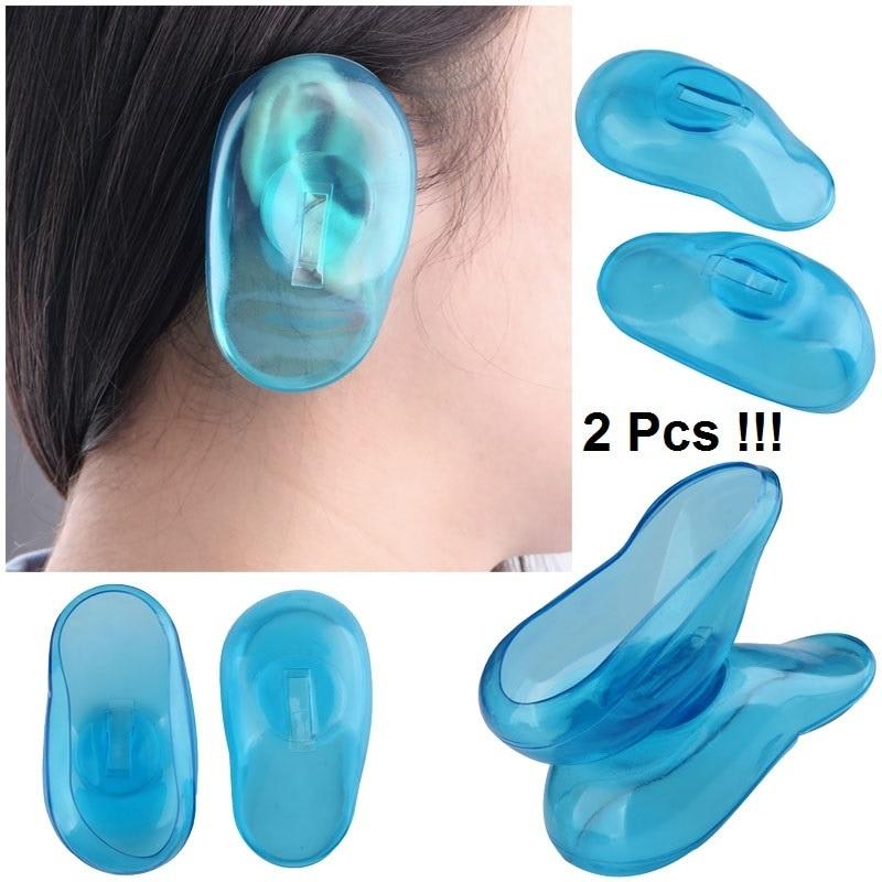 Clear Silicone Ear Cover Hair Dye Shield Protect  Accessories