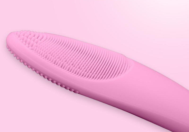 Wireless charging temperature sensing silicone facial cleansing facial heating silicone electric smart beauty instrument