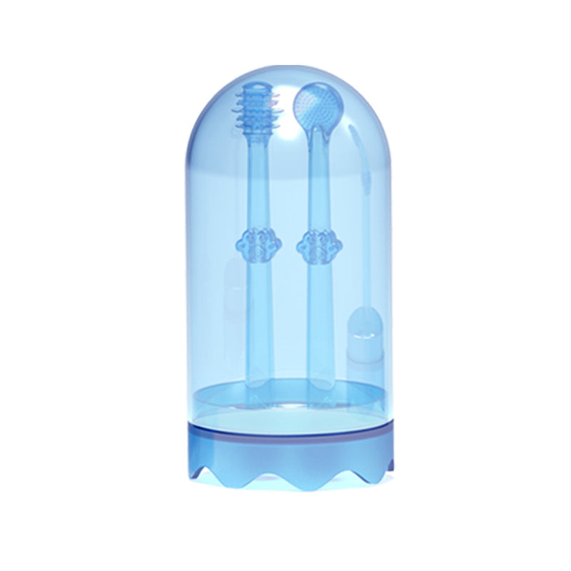 Baby Toothbrush Tongue Coating Baby Teeth Deciduous Teeth Silicone Newborn Early Brush